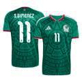 Mexico S.GIMENEZ #11 Home World Cup 2026 Jersey Green Men's