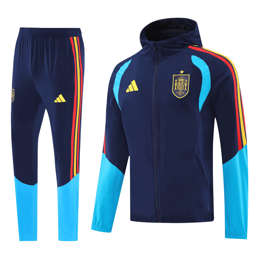 Spain World Cup 2026 Hoodie Tracksuit Navy Blue Men's