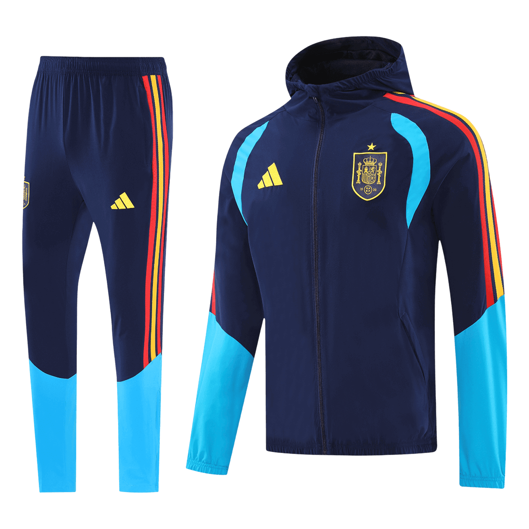 Spain World Cup 2026 Hoodie Tracksuit Navy Blue Men's
