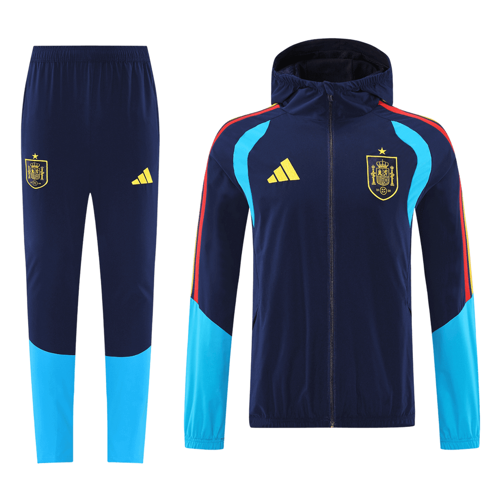 Spain World Cup 2026 Hoodie Tracksuit Navy Blue Men's