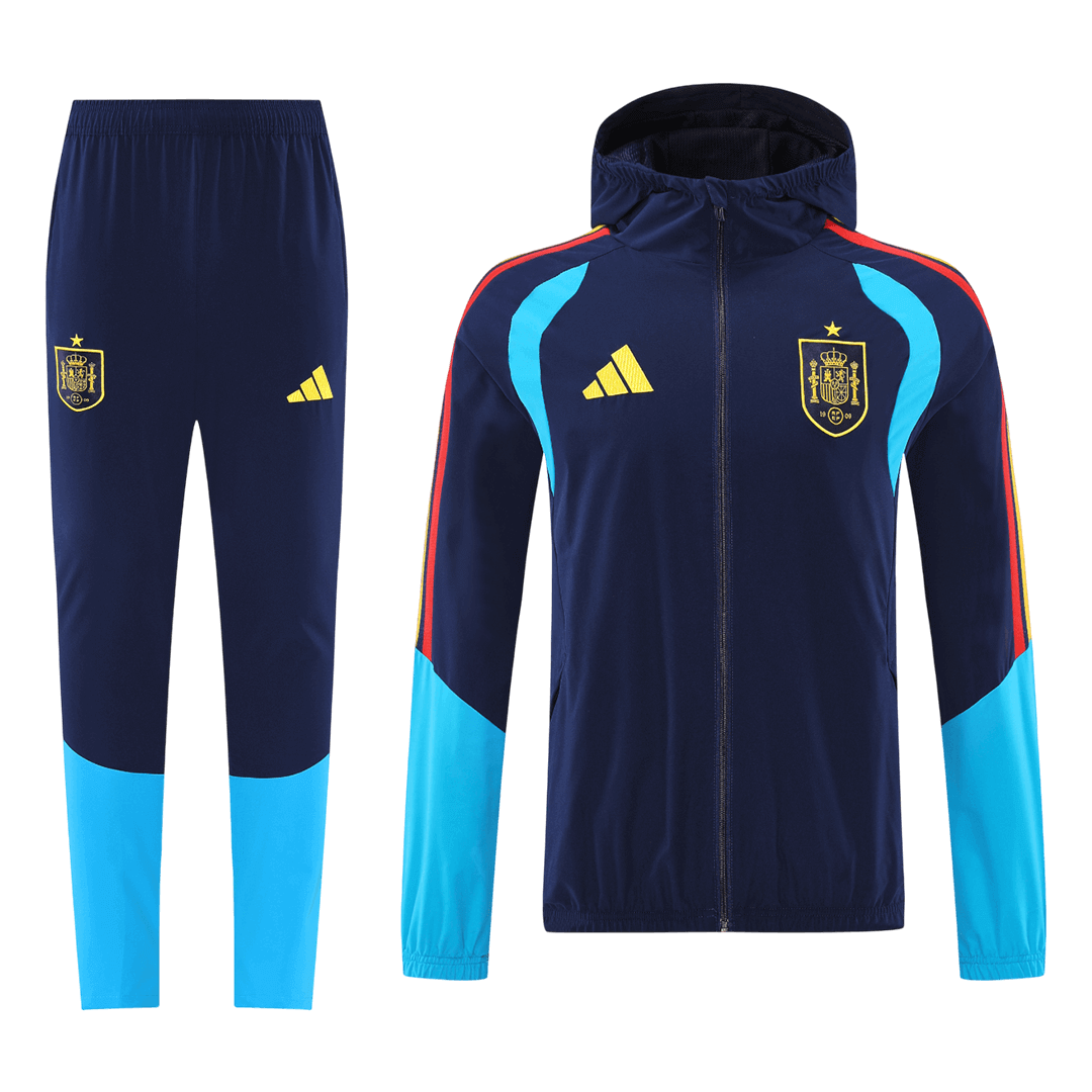 Spain World Cup 2026 Hoodie Tracksuit Navy Blue Men's