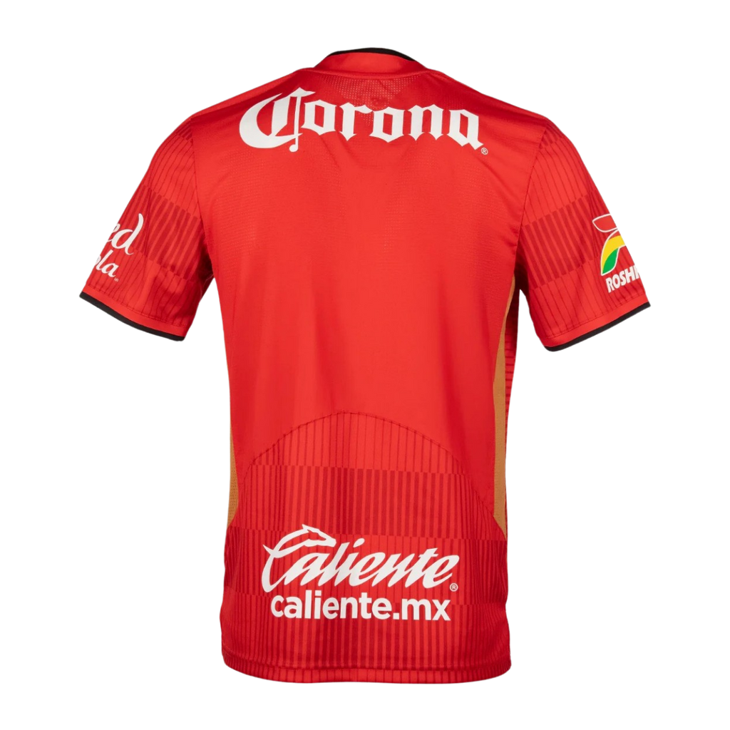 Toluca Home 2025/26 Jersey Red Men's