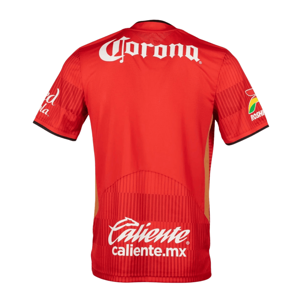 Toluca Home 2025/26 Jersey Red Men's