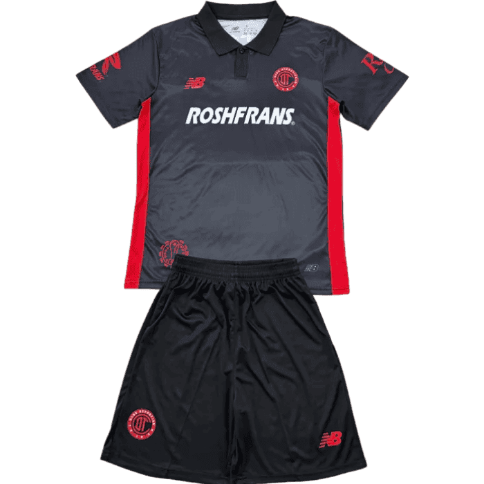 Toluca Third 2025/26 Kit Black Kids
