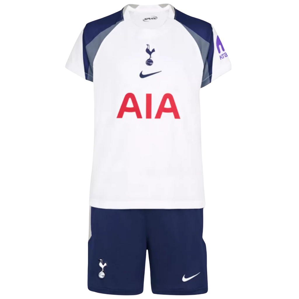 Tottenham Home 2025/26 Kit White Kids