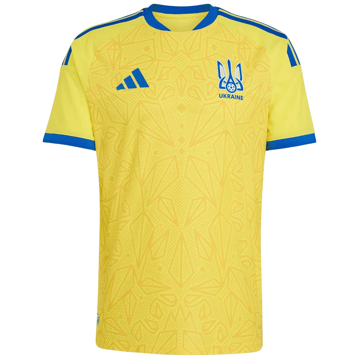 Ukraine Home World Cup 2026 Jersey Player's Version Yellow Men's