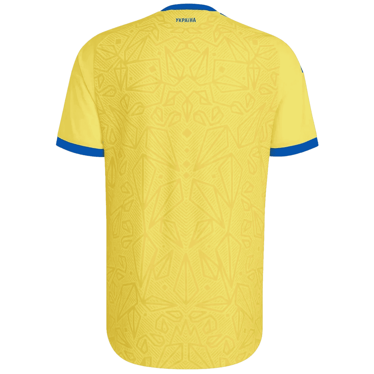 Ukraine Home World Cup 2026 Jersey Player's Version Yellow Men's