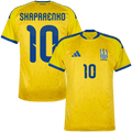 Ukraine SHAPARENKO #10 Home World Cup 2026 Jersey Yellow Men's