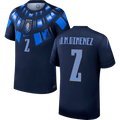 Uruguay J.M. GIMENEZ #2 Away World Cup 2026 Jersey Dark Blue Men's