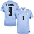 Uruguay L. SUAREZ #9 Home World Cup 2026 Jersey Light Blue Men's