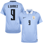 Uruguay L. SUAREZ #9 Home World Cup 2026 Jersey Light Blue Men's