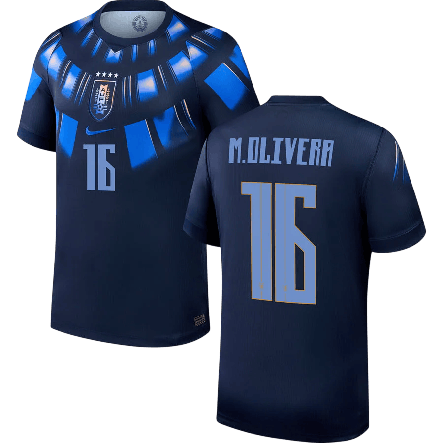 Uruguay M. OLIVERA #16 Away World Cup 2026 Jersey Dark Blue Men's