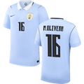 Uruguay M. OLIVERA #16 Home World Cup 2026 Jersey Light Blue Men's