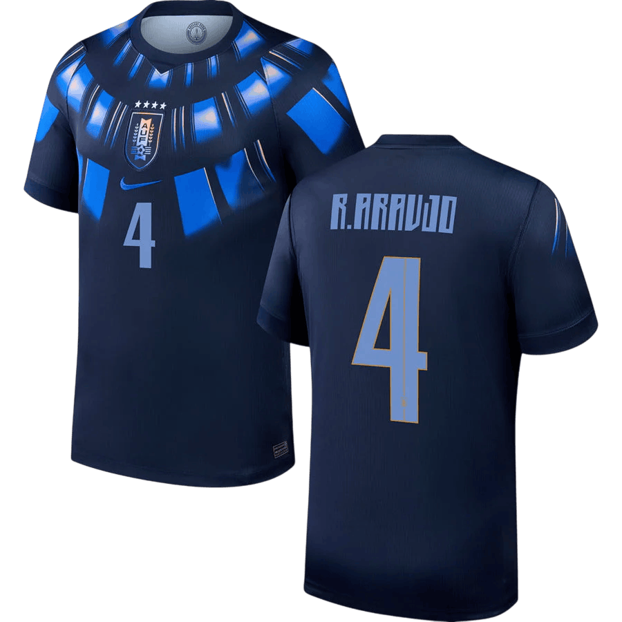 Uruguay R. ARAUJO #4 Away World Cup 2026 Jersey Dark Blue Men's