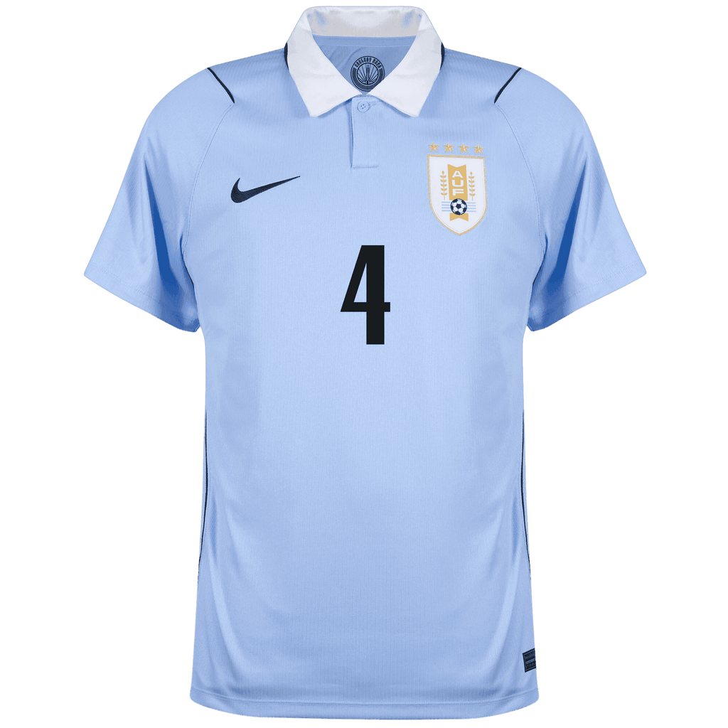 Uruguay R. ARAUJO #4 Home World Cup 2026 Jersey Light Blue Men's
