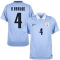 Uruguay R. ARAUJO #4 Home World Cup 2026 Jersey Light Blue Men's