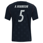 USA A. ROBINSON #5 Away World Cup 2026 Jersey Black Men's