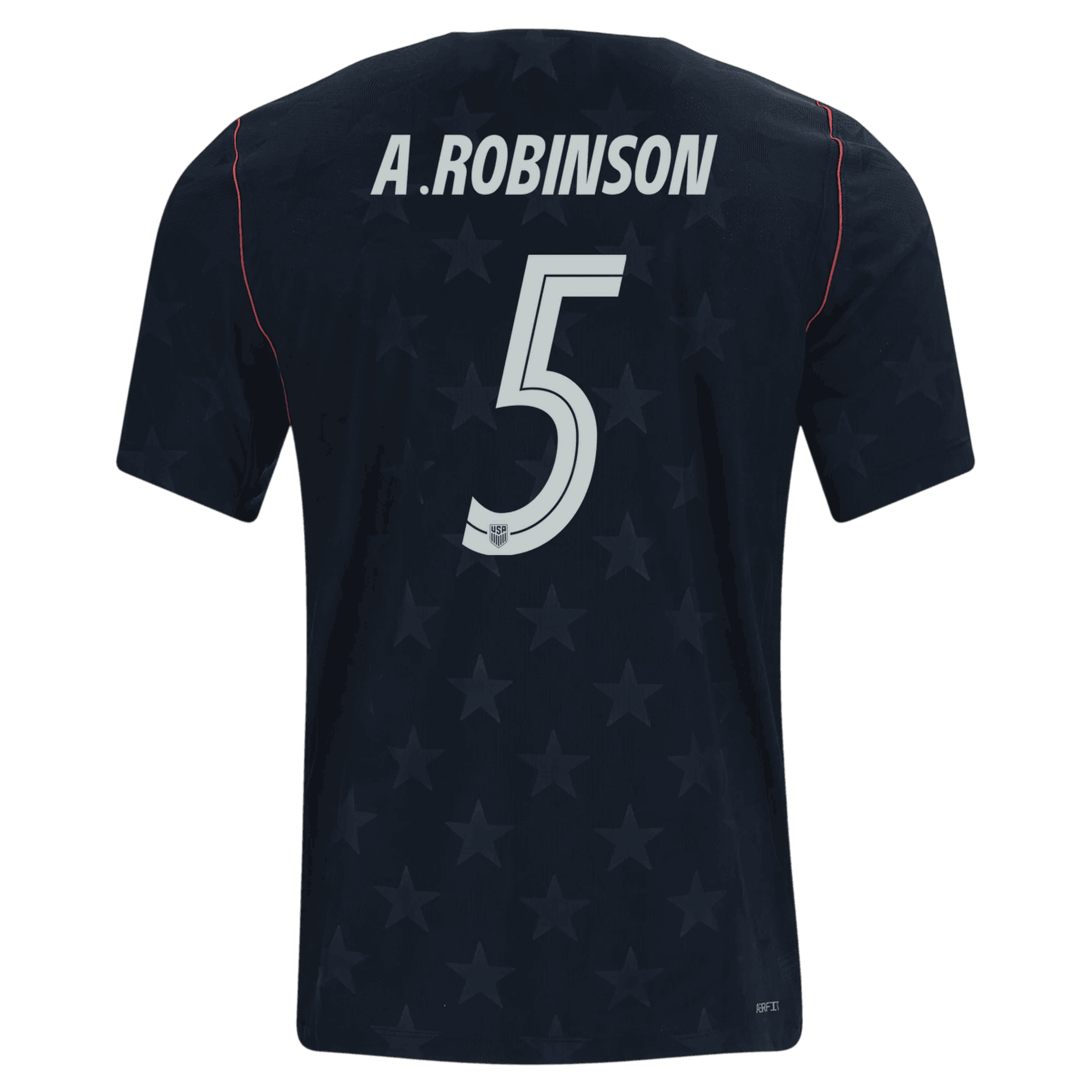 USA A. ROBINSON #5 Away World Cup 2026 Jersey Black Men's
