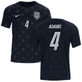 USA ADAMS #4 Away World Cup 2026 Jersey Black Men's