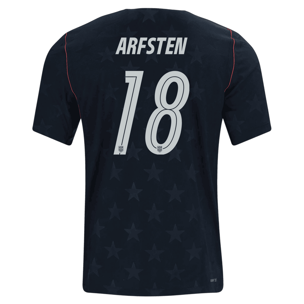 USA ARFSTEN #18 Away World Cup 2026 Jersey Black Men's