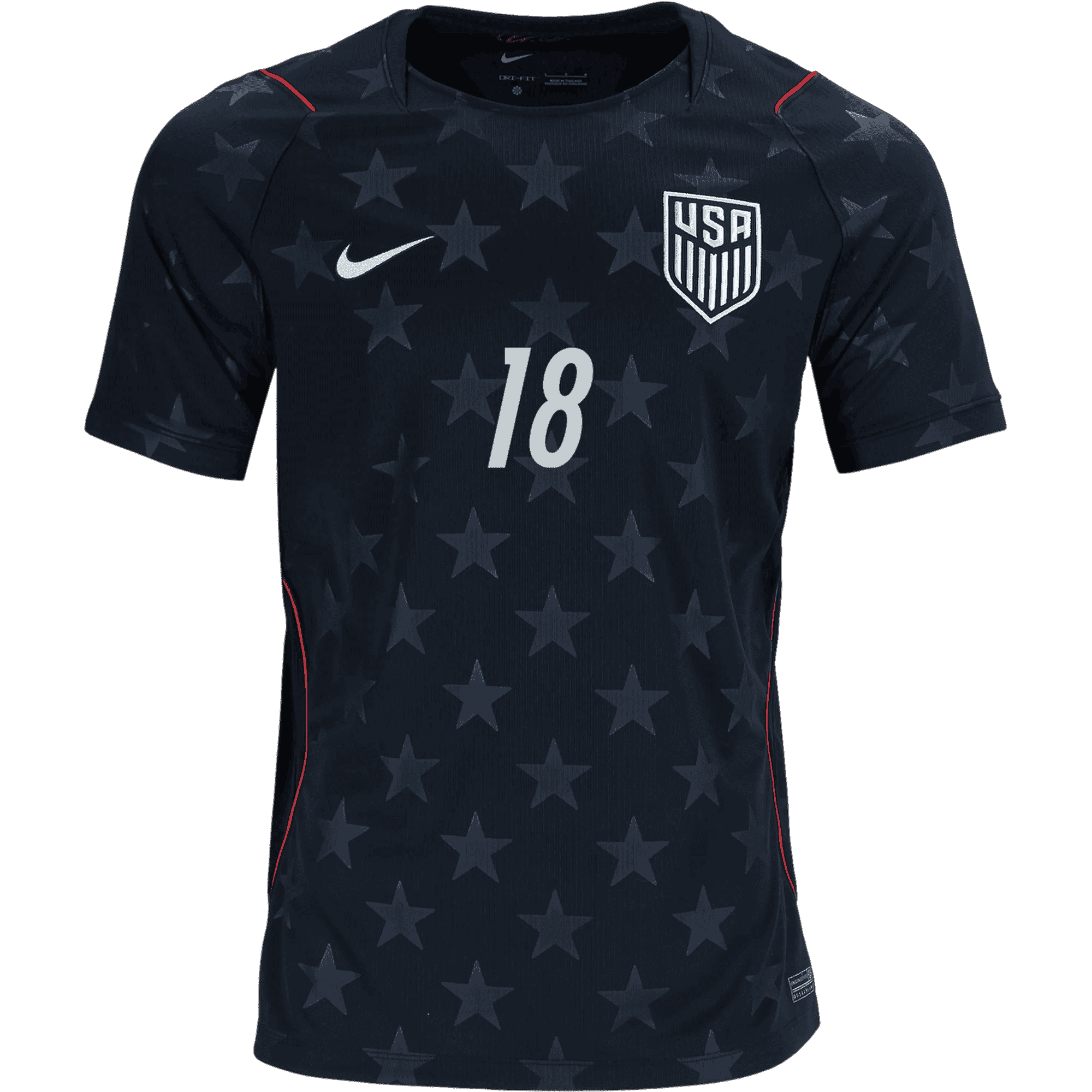 USA ARFSTEN #18 Away World Cup 2026 Jersey Black Men's