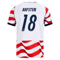 USA ARFSTEN #18 Home World Cup 2026 Jersey Red & White Men's