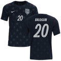 USA BALOGUN #20 Away World Cup 2026 Jersey Black Men's