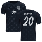 USA BALOGUN #20 Away World Cup 2026 Jersey Black Men's