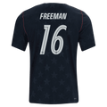 USA FREEMAN #16 Away World Cup 2026 Jersey Black Men's