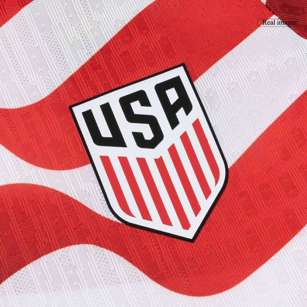 USA Home World Cup 2026 Jersey Player's Version Red & White Men's