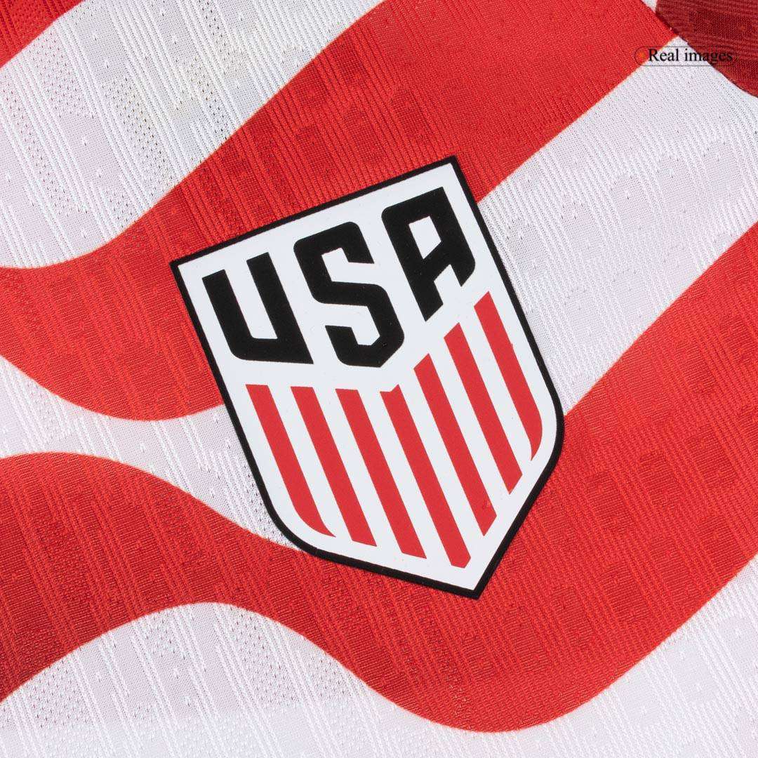 USA Home World Cup 2026 Jersey Player's Version Red & White Men's