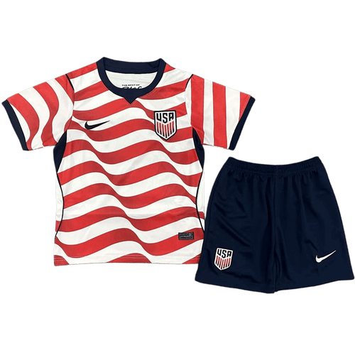 USA Home World Cup 2026 Kit Red & White Kids