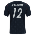 USA M. ROBINSON #12 Away World Cup 2026 Jersey Black Men's