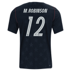 USA M. ROBINSON #12 Away World Cup 2026 Jersey Black Men's