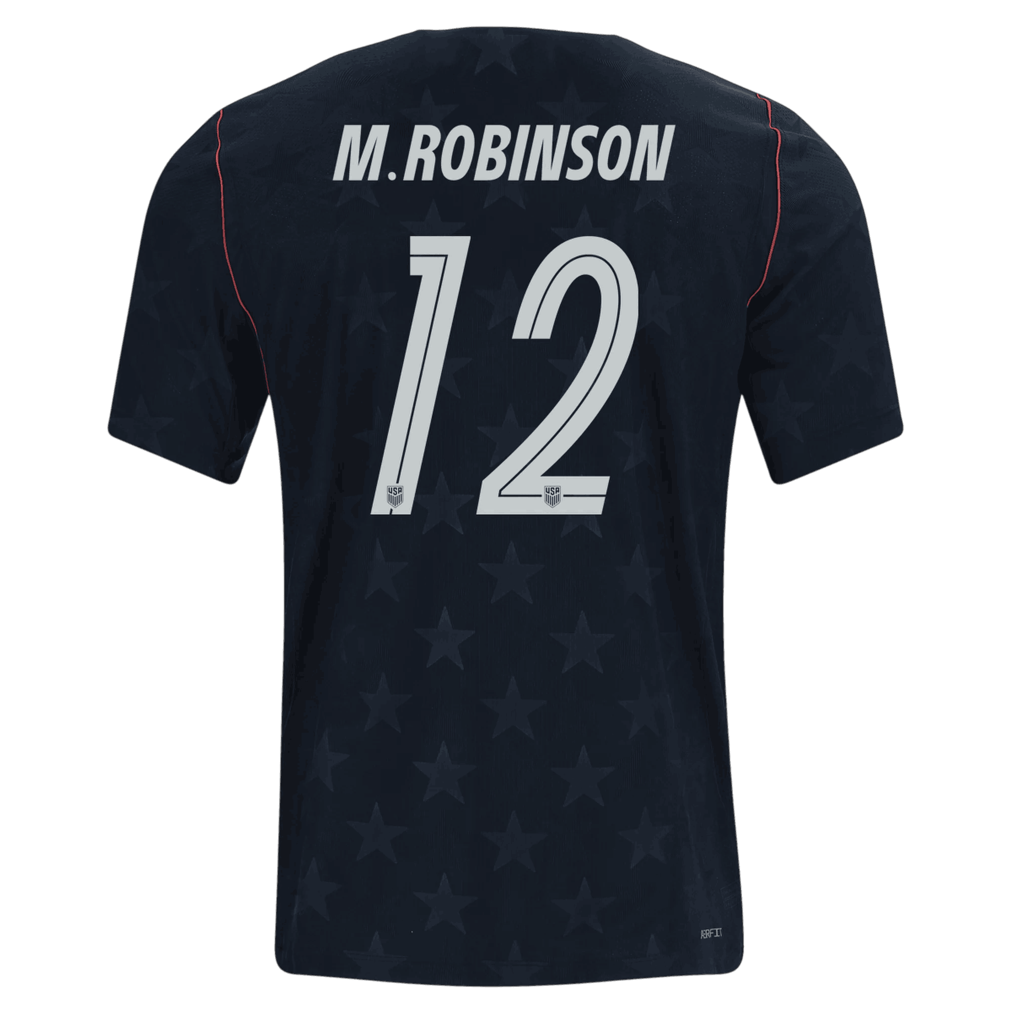 USA M. ROBINSON #12 Away World Cup 2026 Jersey Black Men's