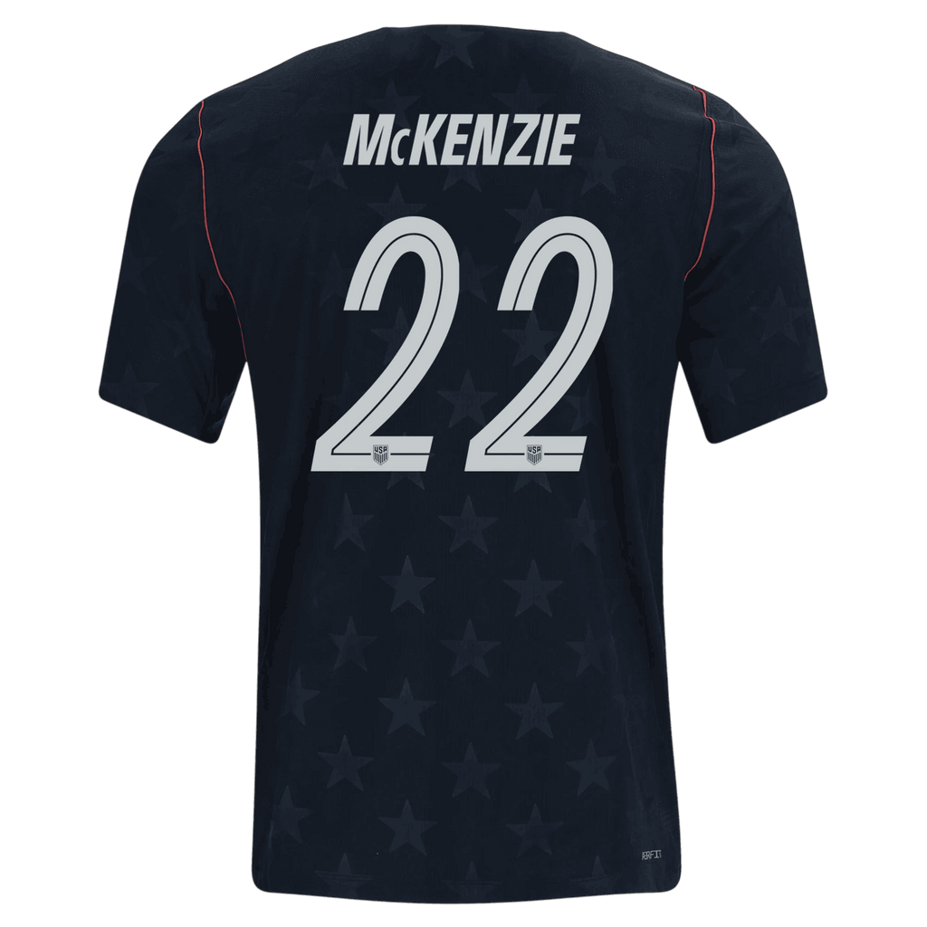 USA McKENZIE #22 Away World Cup 2026 Jersey Black Men's