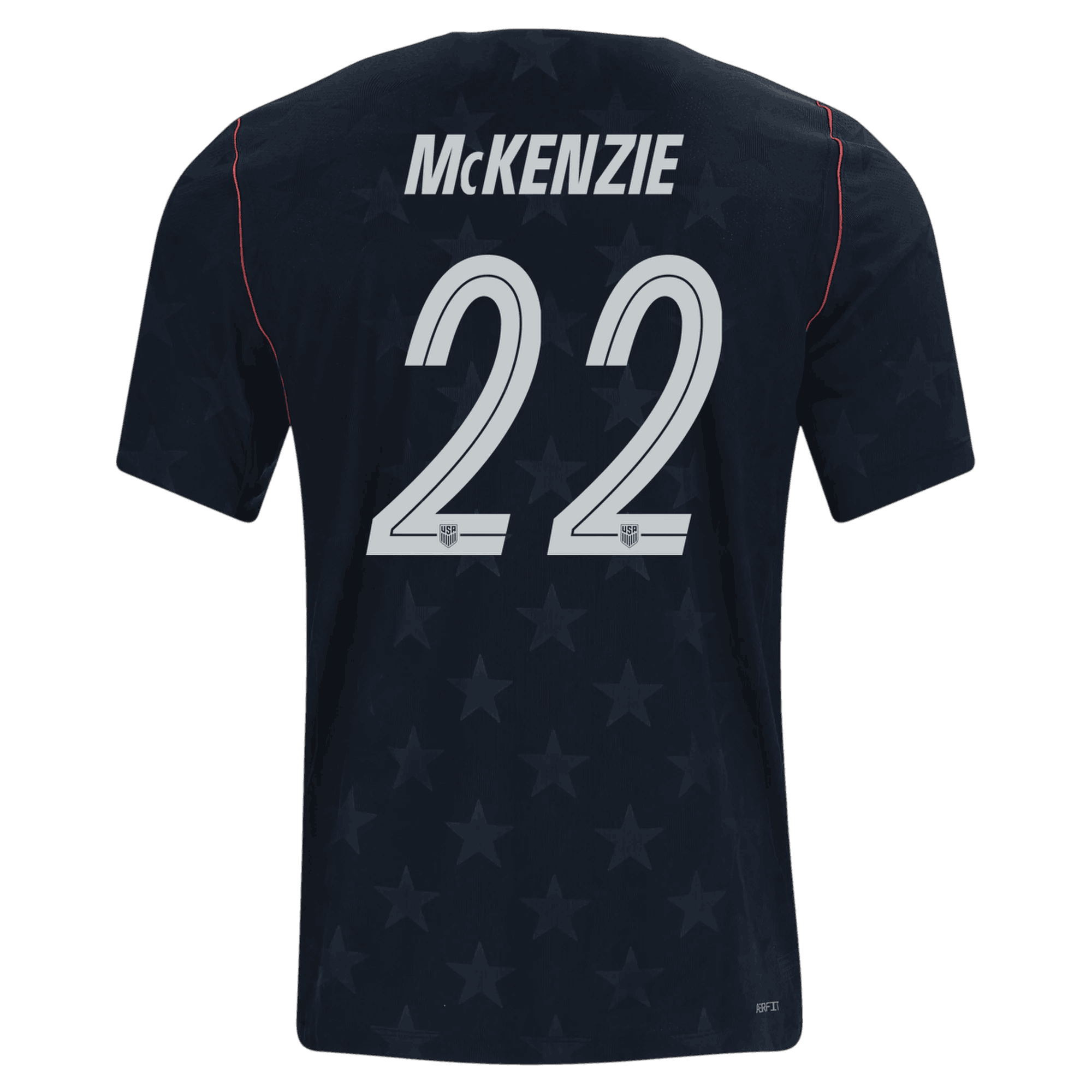 USA McKENZIE #22 Away World Cup 2026 Jersey Black Men's