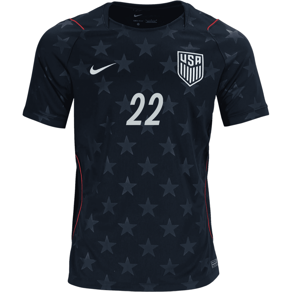 USA McKENZIE #22 Away World Cup 2026 Jersey Black Men's
