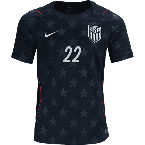 USA McKENZIE #22 Away World Cup 2026 Jersey Black Men's