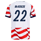 USA McKENZIE #22 Home World Cup 2026 Jersey Red & White Men's