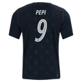 USA PEPI #9 Away World Cup 2026 Jersey Black Men's
