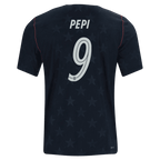 USA PEPI #9 Away World Cup 2026 Jersey Black Men's