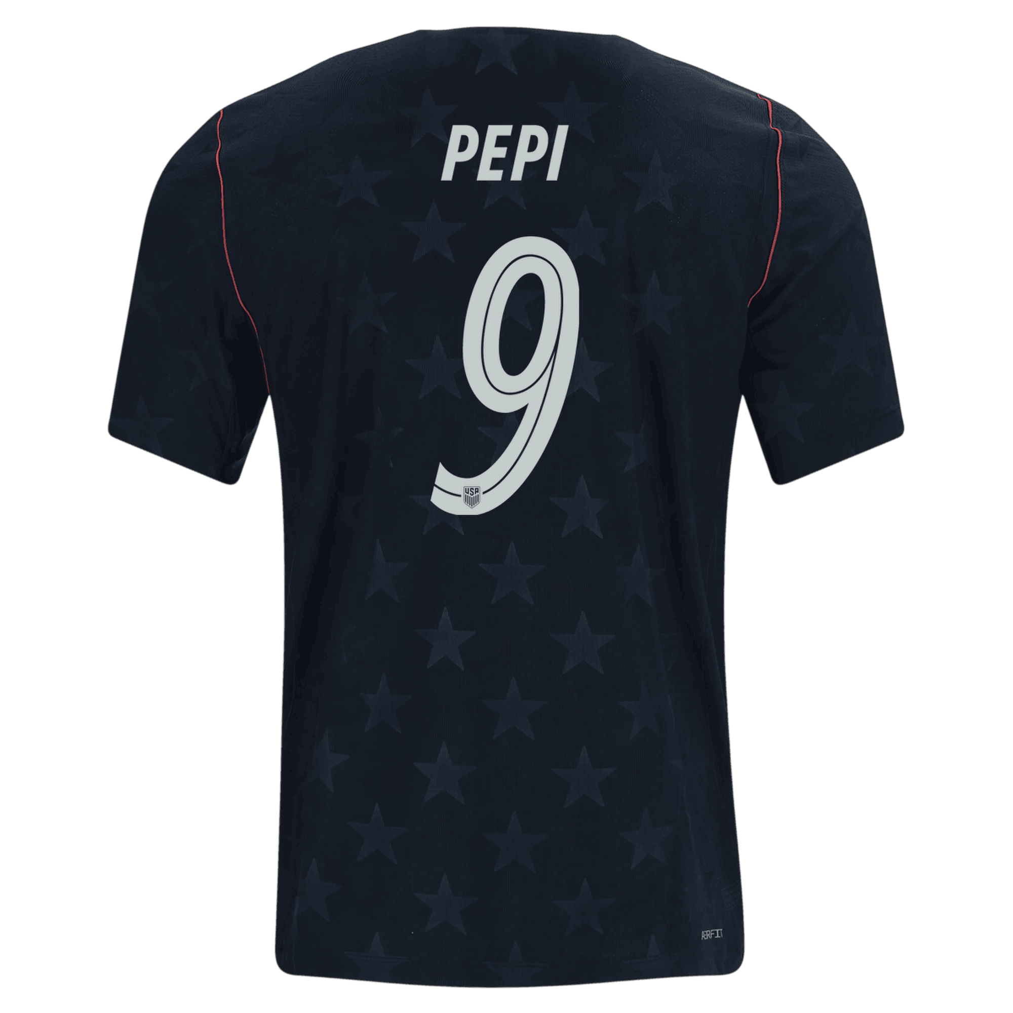 USA PEPI #9 Away World Cup 2026 Jersey Black Men's