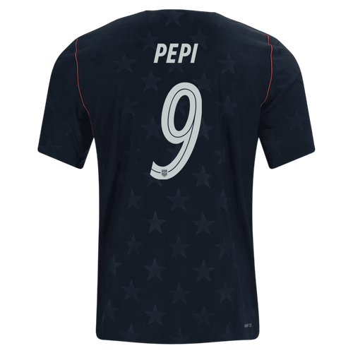 USA PEPI #9 Away World Cup 2026 Jersey Black Men's