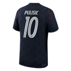 USA PULISIC #10 Away World Cup 2026 Jersey Black Men's