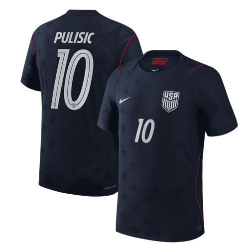 USA PULISIC #10 Away World Cup 2026 Jersey Black Men's