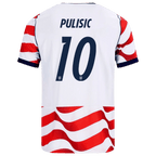 USA PULISIC #10 Home World Cup 2026 Jersey Red & White Men's