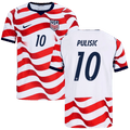 USA PULISIC #10 Home World Cup 2026 Jersey Red & White Men's
