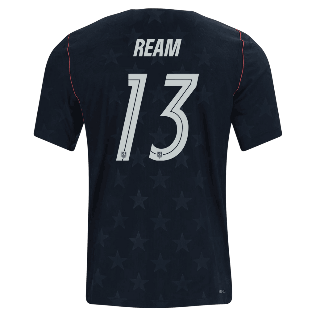 USA REAM #13 Away World Cup 2026 Jersey Black Men's