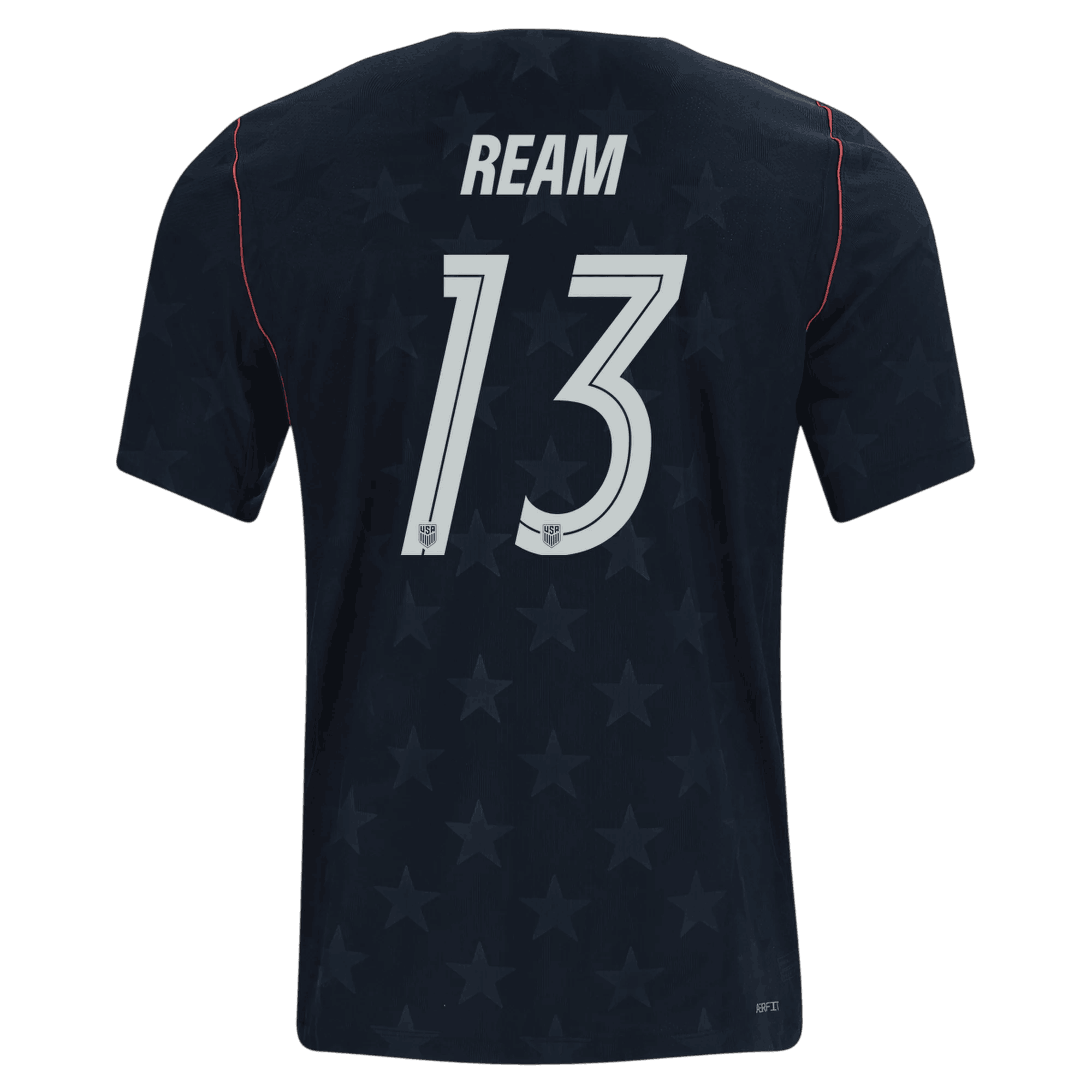 USA REAM #13 Away World Cup 2026 Jersey Black Men's